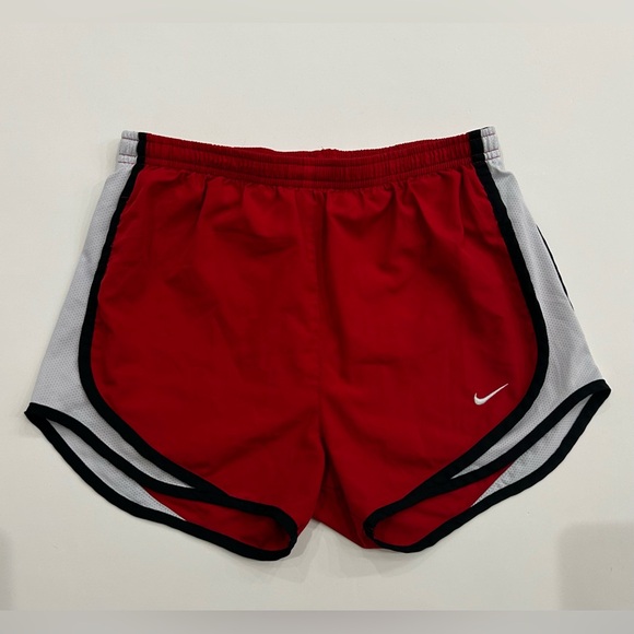 Nike Women's Red Running Shorts - Picture 1 of 5